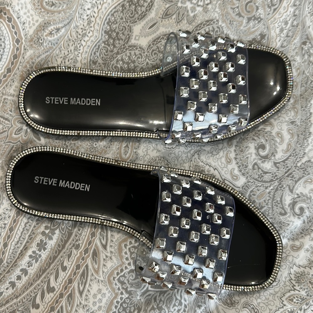 Steve Madden Jynn Studded Slide Sandals